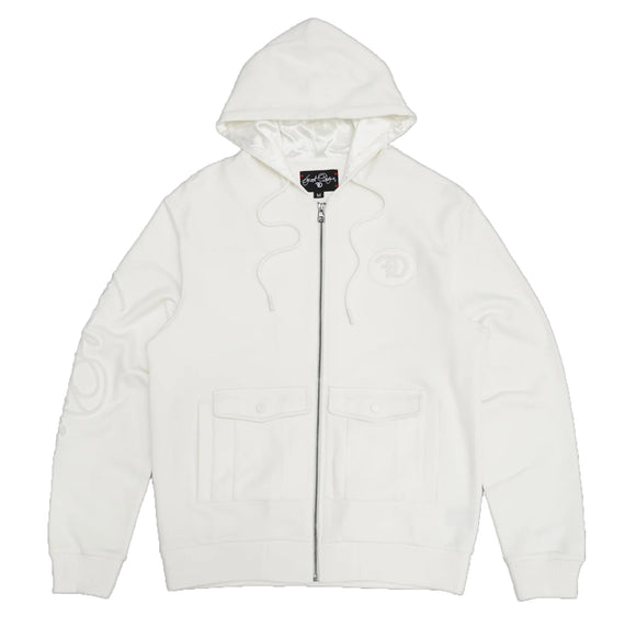 FROST FLEECE HOODIE - F5735 - WHITE