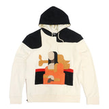 B&T FROST MONALISA FLEECE HOODIE - F5755B NATURAL