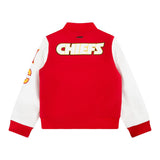 KIDS PRO STANDARD VARSITY JACKET KC CHIEFS - FKCB7410723 - RED