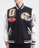PRO STANDARD NEW ORLEANS SAINTS VARSITY JACKET - FNS6410434 - BLK