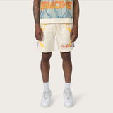 SMOKE RISE  LIMITLESS 2-FER FLEECE SHORT SET - FO26S454SET - ECRU