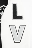 KIDS PRO STANDARD VARSITY JACKET RAIDERS - BLACK /WHITE