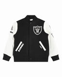 KIDS PRO STANDARD VARSITY JACKET RAIDERS - BLACK /WHITE
