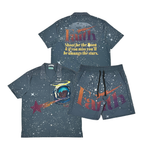 GENUINE "FAITH" WOVEN SHORT SET - GN5014 - NAVY