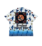 GENUINE "FREEDOM'S NOT FREE" WOVEN SHORT SET - GN5022 - WHITE