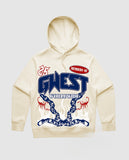 G-WEST UNITED FLAMES HOODIE -GWHLHD9415 - CREAM