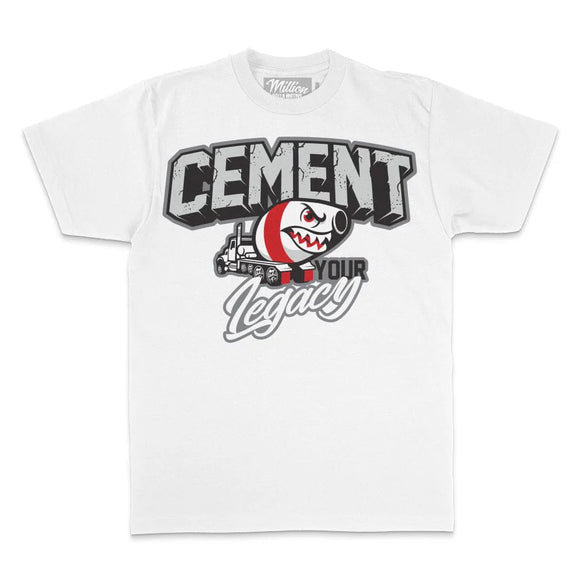 MILLION DOLLA MOTIVE TEE - CEMENT YOUR LEGACY - WHITE