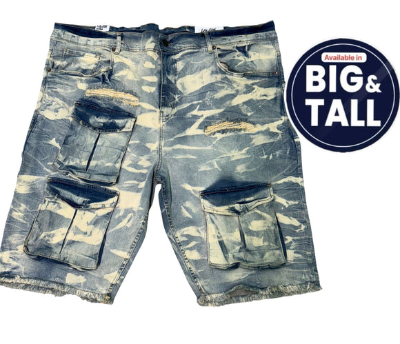 B&T EVOLUTION SHORT JEANS - EV-22973X - ICE TINT
