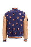 JORDAN CRAIG Varsity Jacket (TIGER) - 91655 - NAVY