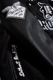 JORDAN CRAIG Varsity Jacket - 91653 - BLACK