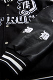 JORDAN CRAIG Varsity Jacket - 91653 - BLACK