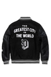 JORDAN CRAIG Varsity Jacket - 91653 - BLACK