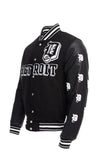 JORDAN CRAIG Varsity Jacket - 91653 - BLACK