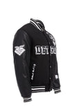 JORDAN CRAIG Varsity Jacket - 91653 - BLACK