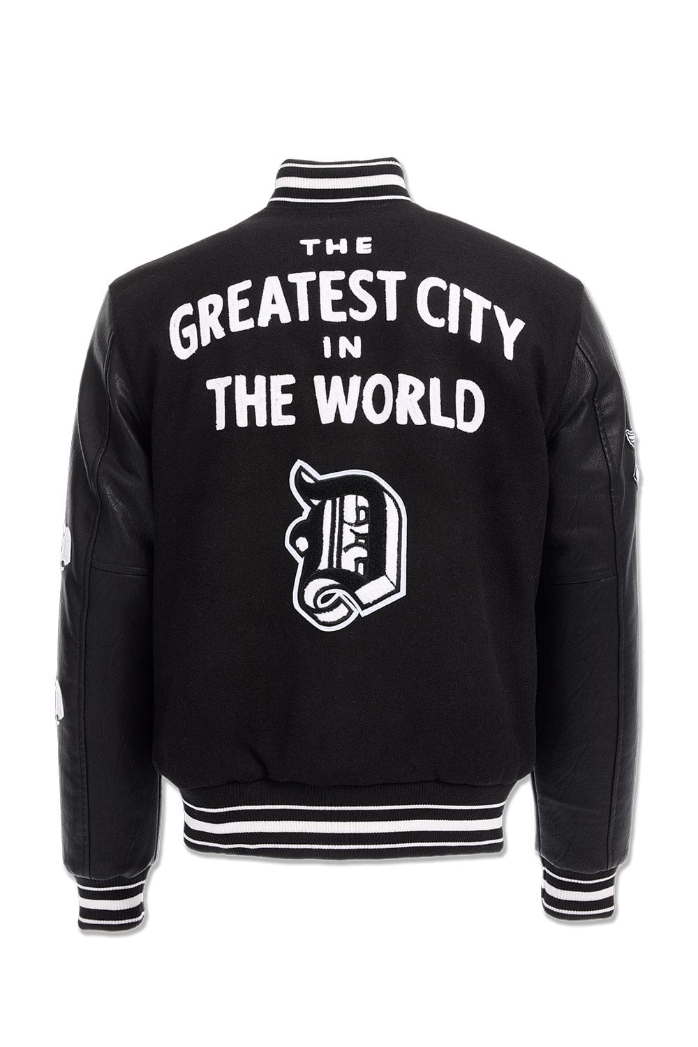JORDAN CRAIG Varsity Jacket - 91653 - BLACK – King City Fashion