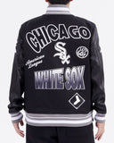 PRO STANDARD CHICAGO WHITE SOX VARCITY JACKET - LCW6314679 - BLK