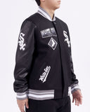 PRO STANDARD CHICAGO WHITE SOX VARCITY JACKET - LCW6314679 - BLK