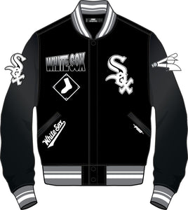 PRO STANDARD CHICAGO WHITE SOX VARCITY JACKET - LCW6314679 - BLK