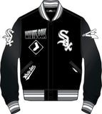 PRO STANDARD CHICAGO WHITE SOX VARCITY JACKET - LCW6314679 - BLK