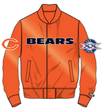 PRO STANDARD CHICAGO BEARS SATIN JACKET - FCH640948 - ORANGE