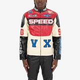 COPPER RIVET JACKET - 336505R - RED