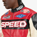 COPPER RIVET JACKET - 336505R - RED