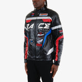 COPPER RIVET RACE JACKET - 436503 - BLACK
