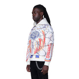 SMOKE RISE FIELD FLEECE 2FER HOODIE - FO25559 - ECRU