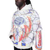 SMOKE RISE FIELD FLEECE 2FER HOODIE - FO25559 - ECRU