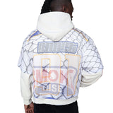 SMOKE RISE FIELD FLEECE 2FER HOODIE - FO25559 - ECRU