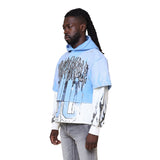 SMOKE RISE UNBREAKABLE HOODIE - FO25617 - CAROLINA BLU
