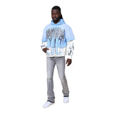 SMOKE RISE UNBREAKABLE HOODIE - FO25617 - CAROLINA BLU