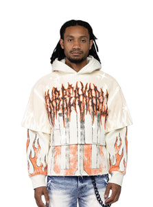 SMOKE RISE UNBREAKABLE HOODIE - FO25617 - ORANGE