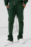 SEE YOU IN PARADISE STACK FLEECE SET - 8863HSET - DEEP OLIVE