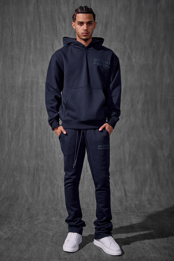 SEE YOU IN PARADISE FLEECE SET - 8899HSET - NAVY