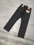 PJ MARK STRAIGHT FIT JEANS - 41850 - RAW BLACK
