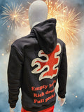 EXALTE HARMONY EMBELLISHED HOODIE - BLACK