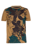 A.TIZIZNO GRAPHIC T-SHIRT - 53ATM4311 - SAND