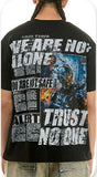 KDNK "ALIEN" RELAXED FIT - KNT098 - BLACK
