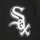 KIDS PRO STANDARD VARSITY JACKET WHITE SOX -  BLK/WHI