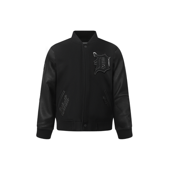 KIDS PRO STANDARD VARSITY JACKET D TIGERS - BLACK