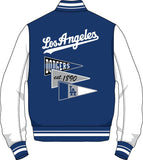 PRO STANDARED LOS ANGELES DODGERS  WOOL VARSITY JACKET - LLD6314810 - BLUE