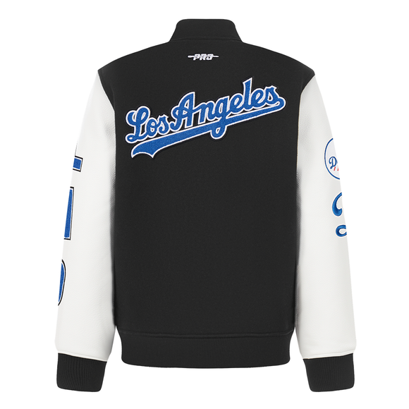 KIDS PRO STANDARD VARSITY JACKET LA DODGERS - BLACK