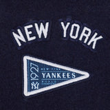KIDS PRO STANDARD VARSITY JACKET NY YANKEES - NAVY