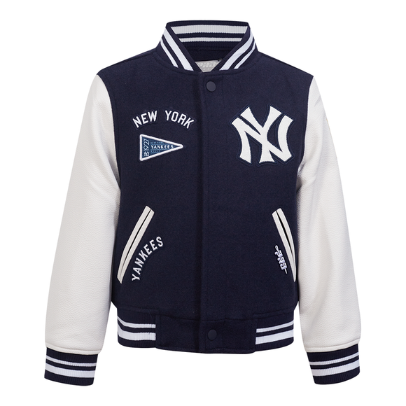 KIDS PRO STANDARD VARSITY JACKET NY YANKEES - NAVY