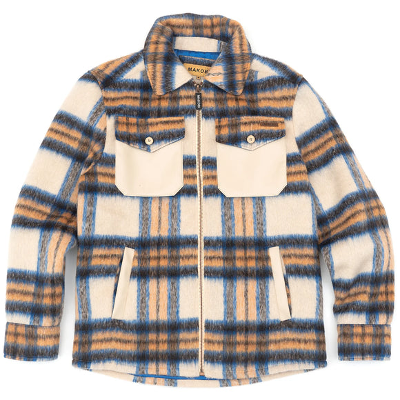 B&T MAKOBI GABANA SHIRT JACKET - M1028B - KHAKI