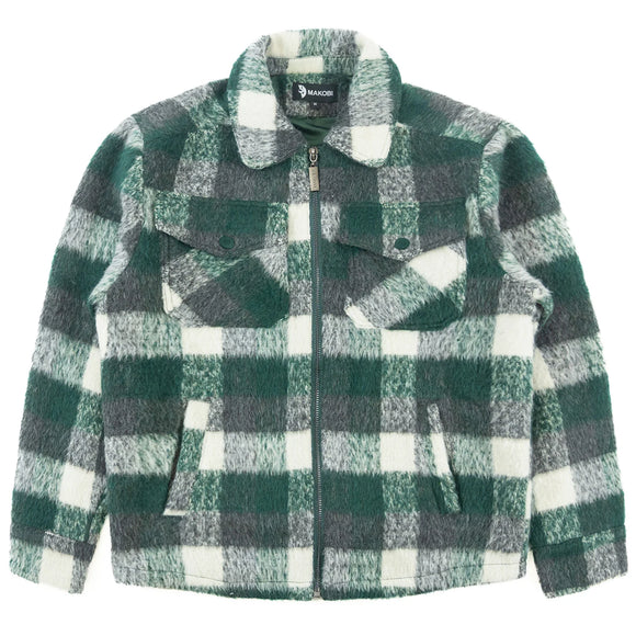 B&T MAKOBI GABANA SHIRT JACKET - M1048B - GREEN