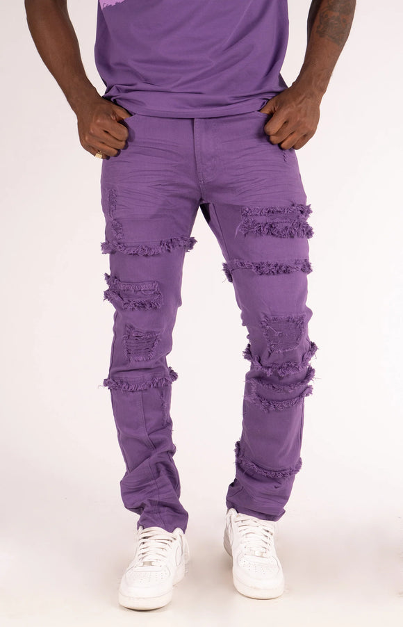 MAKOBI BERGAMO JEANS - MT1912 - PURPLE