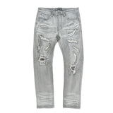 B&T MAKOBI ROMANO DENIM JEANS - M1934 - GREY