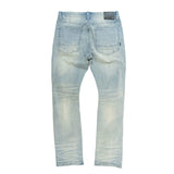 B&T MAKOBI ROMANO DENIM JEANS - M1934 - LIGHT WASH